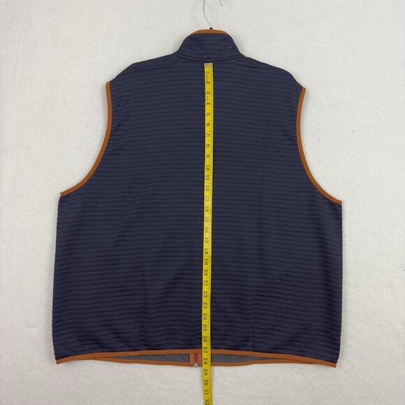 LL Bean Airlight Vest Mens XXL Full Zip Stretch Lightweight Navy Blue 513274 - Picture 6 of 10